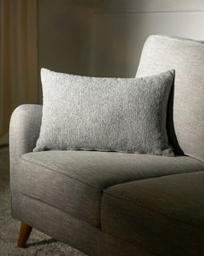 Karin - jednoduchá obliečka, 60x40cm farba produktu sivá látka zapletaná
