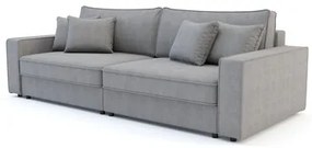 Rozkladacia pohovka 4-miestna MARKOS svetlosivá