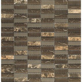 Mozaika Fineza Magic brown 30x30 cm lesk MAGICMOSBR, 1 ks