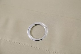 Záves OXFORD 140x270 cm, béžový Zavesenie: Riasiaca páska