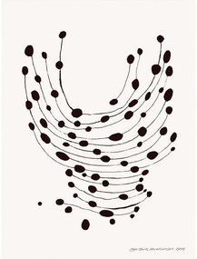 Plagát 30x40 cm Dancing Dots – Leise Dich Abrahamsen – The Poster Club