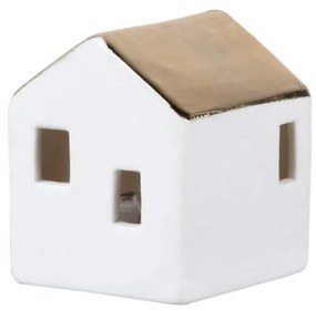 räder Porcelánový mini LED lampáš Medium House