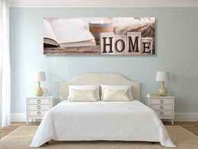 Obraz drevené písmenká s nápisom Home