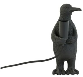 Matne čierna stolová lampa (výška 24 cm) Penguin – Light &amp; Living