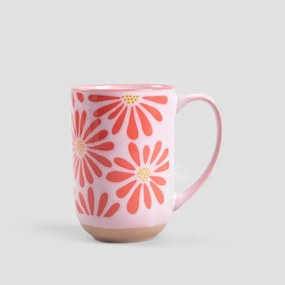 Šálka FABIA ružové kvety 732133 500 ml