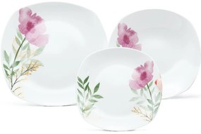 Arôme Home 18-dielna jedálenská súprava Ružový mak