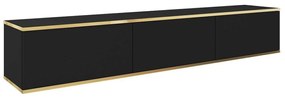 Piaski Televízny stolík ORO RTV-175 | čierna/zlatá