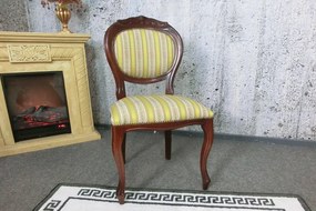 (3632) FILIPPO žltá zámocká stolička - sada 2 kusov