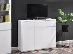 Moderná komoda UNA 120 cm biela