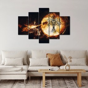 Obraz - Tajomný strom života (150x105 cm)