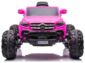 LEAN CARS ELEKTRICKÉ AUTÍČKO MERCEDES  DK-MT950 4x4  - RUŽOVÉ MOTOR 4x45W - BATÉRIA - 2x12V7Ah- 2022