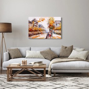 Obraz - Ulica v Paríži (90x60 cm)
