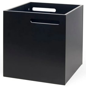 Čierny úložný box ku knižniciam TemaHome Berlin