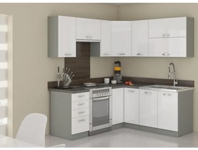 Rohová kuchynská linka Bianka 190x170