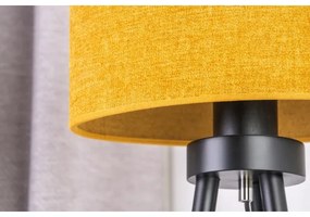 Duolla - Stolná lampa OVAL 1xE27/15W/230V pr. 30 cm hnedá