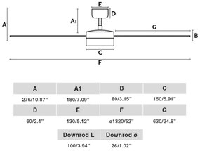 FARO 34286-1TW - LED Stmiev. ventilátor CRUISER LED/18W/230V 2700/4000/6500K + DO