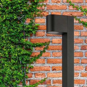 Vonkajšia lampa BOSTON 1xGU10/10W/230V 80 cm IP54 čierna