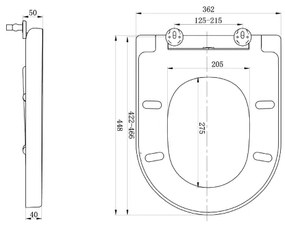 Sapho - Záchodová doska LISA SoftClose biela