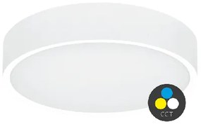 ECOLITE Vonkajšie stropné LED osvetlenie MARTIN, 25W, 2750lm, IP65, biele