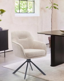 Otočná jedálenská stolička Avola (51140004), béžová