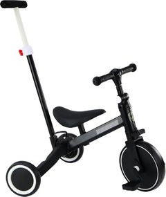 LEAN Trike Trojkolka PRO50 s vodiacou rukoväťou čierna