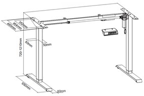 Výškovo nastaviteľný stôl, 1 motor, 745 - 1235 mm, rohový L/P, doska 1600 x 1200 mm, biela podnož, čerešňa