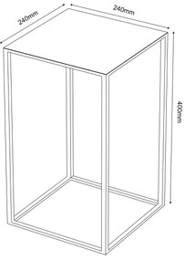 Stojan na kvety 40x24 cm zlatá