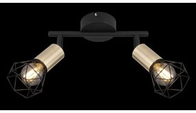 Globo 54802S-2AB - Bodové svietidlo XARA 2xE14/40W/230V