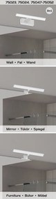 Rabalux OLIRO LED kúpeľňové svietidlo 75051