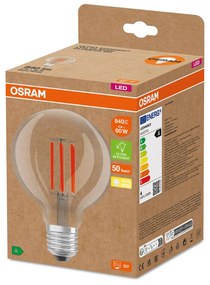 OSRAM LED Globe E27 G95 4W 840lm 3 000K číra