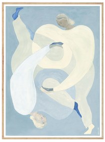 THE POSTER CLUB Autorský plagát Hold You / Blue by Sofia Lind 50x70 cm