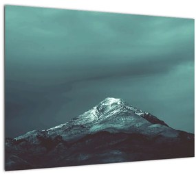 Sklenený obraz hory (70x50 cm)