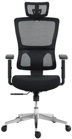Kancelárska ergonomická stolička Neoseat BROOKE — čierna, nosnosť 150 kg