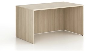 Kancelársky písací stôl FRAME, 140x80 cm, dub prírodný