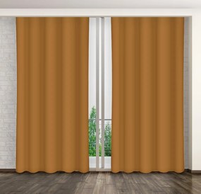 Dekorstudio Jednofarebný záves karamelový ZMA42 Rozmer závesu: 160x250cm