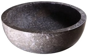 Indera Gemma 501 Ø45 cm Grey Kamenné umývadlo leštený mramor