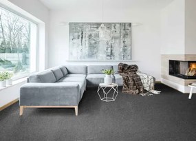 Koberce Breno Metrážny koberec OMNIA 98, šíře role 400 cm, sivá