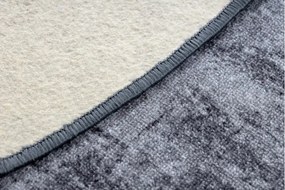 Koberec kruh SOLID sivý 90 BETON