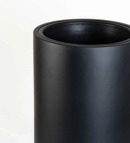 Vysoký kvetináč SOLERIO, sklolaminát, výška 120 cm, čierna