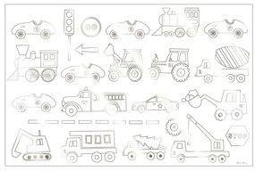 Omaľovánky Construction – Meri Meri