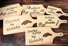 Drevený lopár najlepšia kuchárka - L - 40x18,5 cm