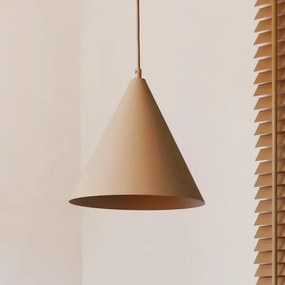 Duolla - Závesný luster na lanku IRONLINE 1xG9/3W/230V priemer 25 cm béžový