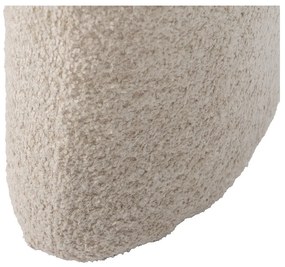 Béžová lavica z textílie buklé Suave – Ixia