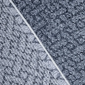 Bielastické poťahy VENEZIA modrá kreslo (š. 60 - 110 cm)