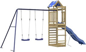 vidaXL Vonkajšia súprava na hranie impregnovaná borovica