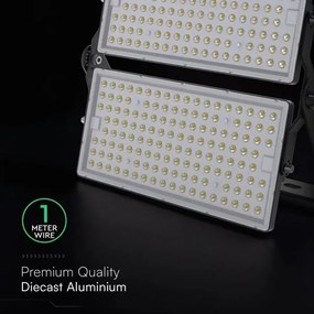 LED reflektor 500 W/230 V, 4000 K, IP65, šedý