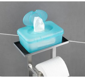 WENKO 23364100 - WC kefa DEBAR 21x70,5 cm nerezová/satinovaná/biela