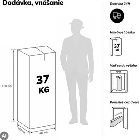 Regaál so zásuvkami do kancelárie, na zakladače a dokumenty, otvorené police, kovový, biely, 800x2200x400 mm: ARIEL