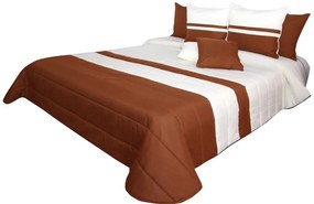 Kvalitné príkrmy na posteľnú krémove hnedé farby