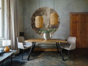 Váza Modern 36 cm, strieborná